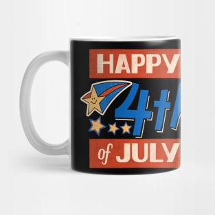 Happy 4th of July Retro Mug